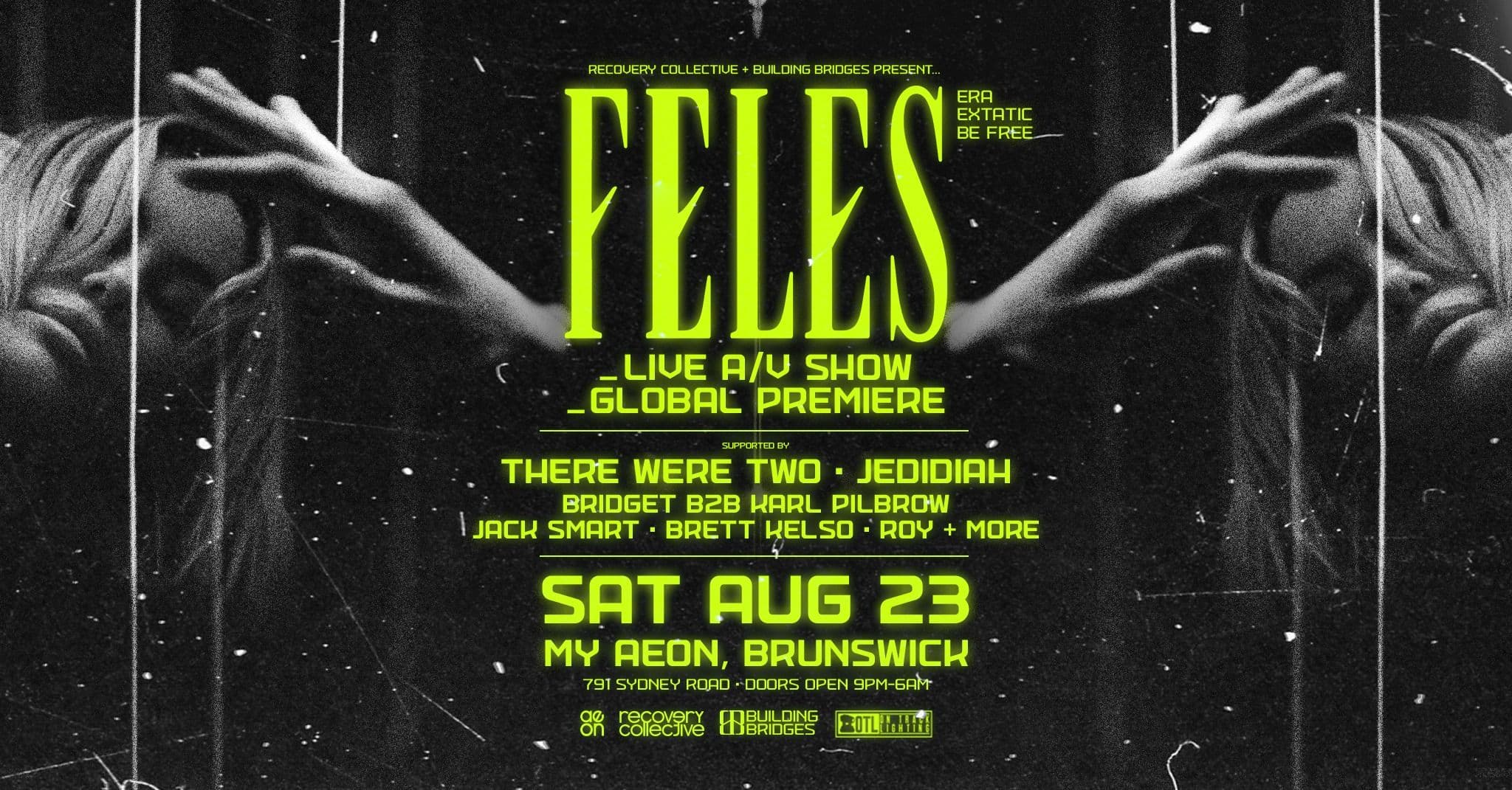 Poster for FĒLĒS – LIVE A/V SHOW GLOBAL PREMIERE (Melbourne)