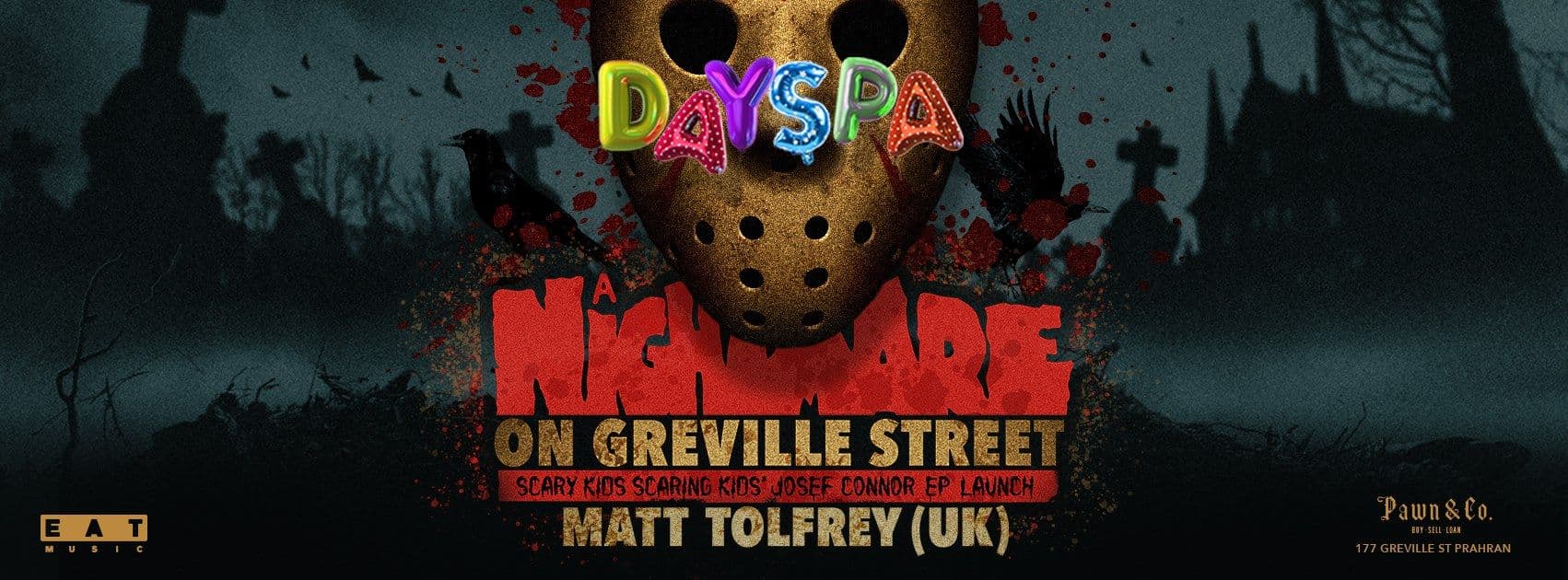 Cover for Day Spa • Nightmare On Greville Street ft. Matt Tolfrey (UK)
