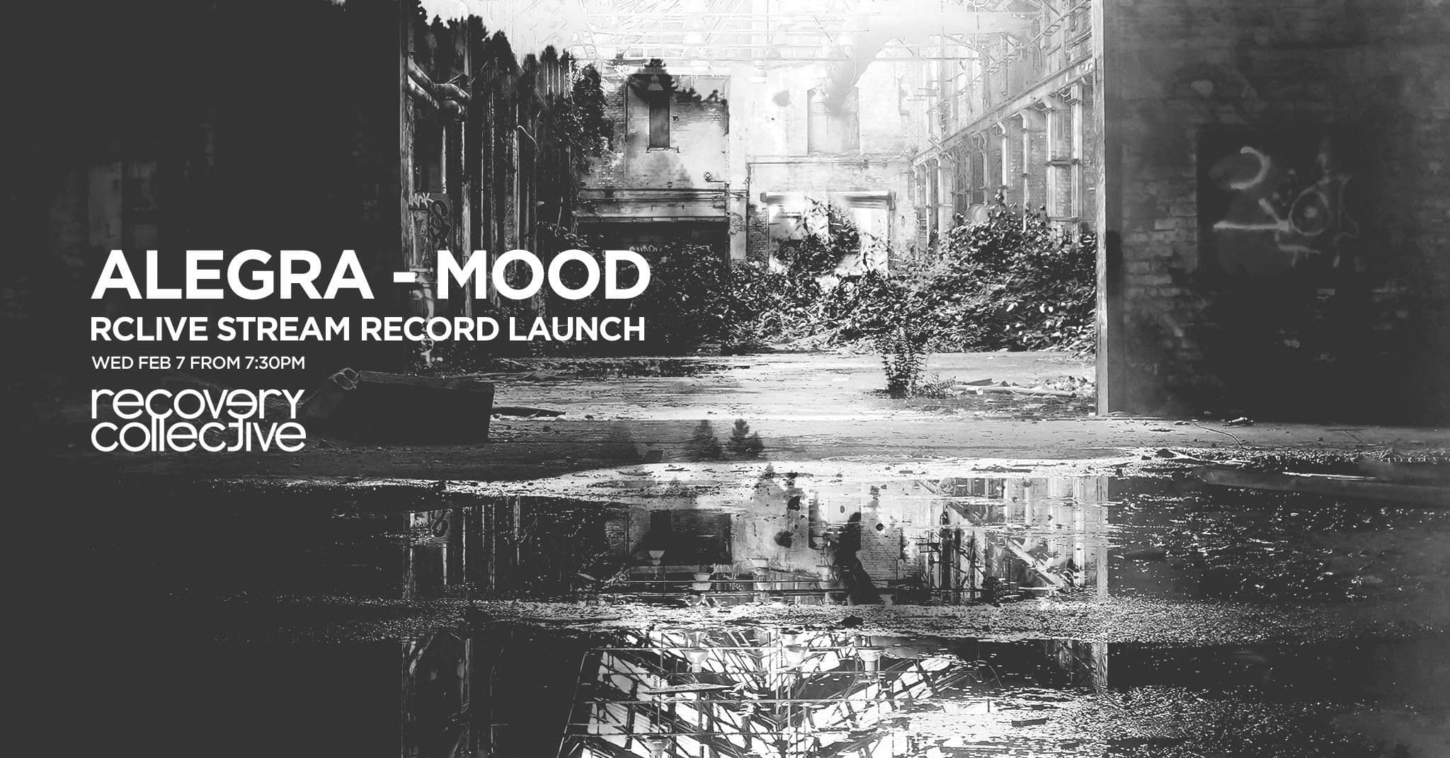 Poster for Alegra's Mood EP : RC-Live Stream Record Launch