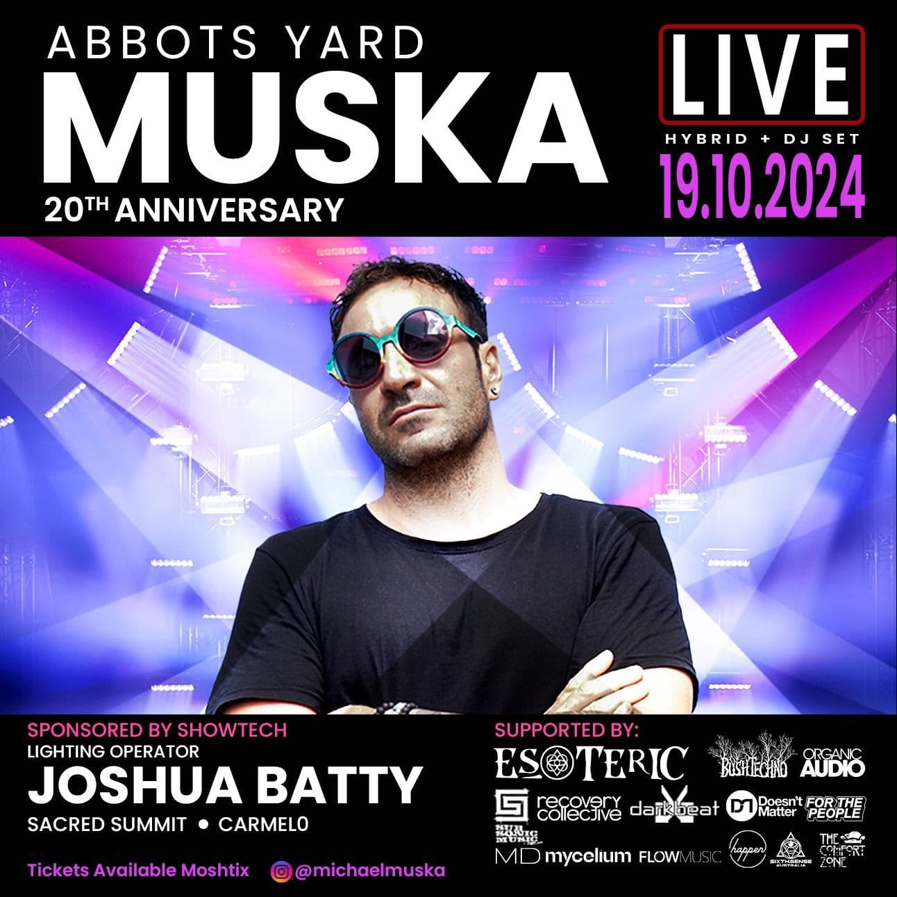 Cover for MUSKA LIVE - ABBOTS YARD