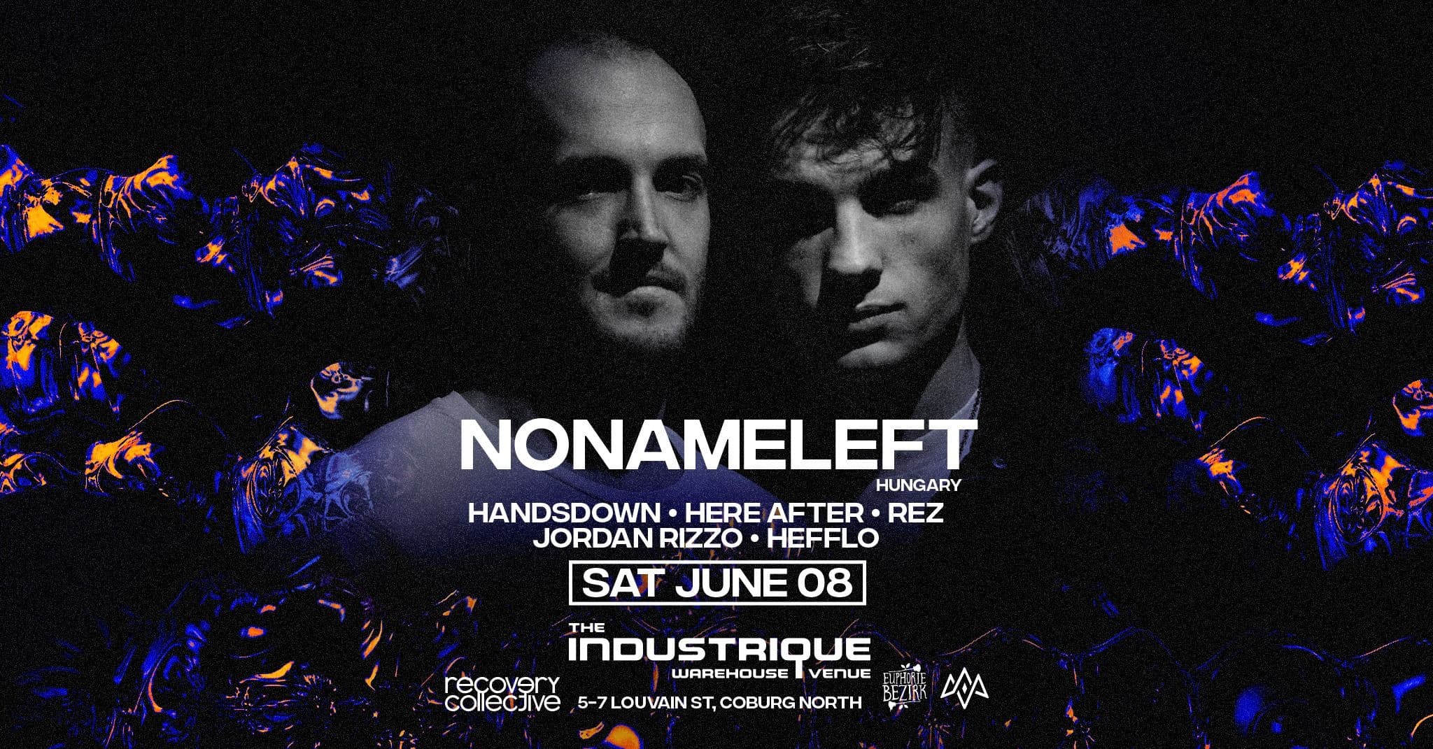 Cover for NoNameLeft (Hungary): Exclusive Melbourne Warehouse Rave