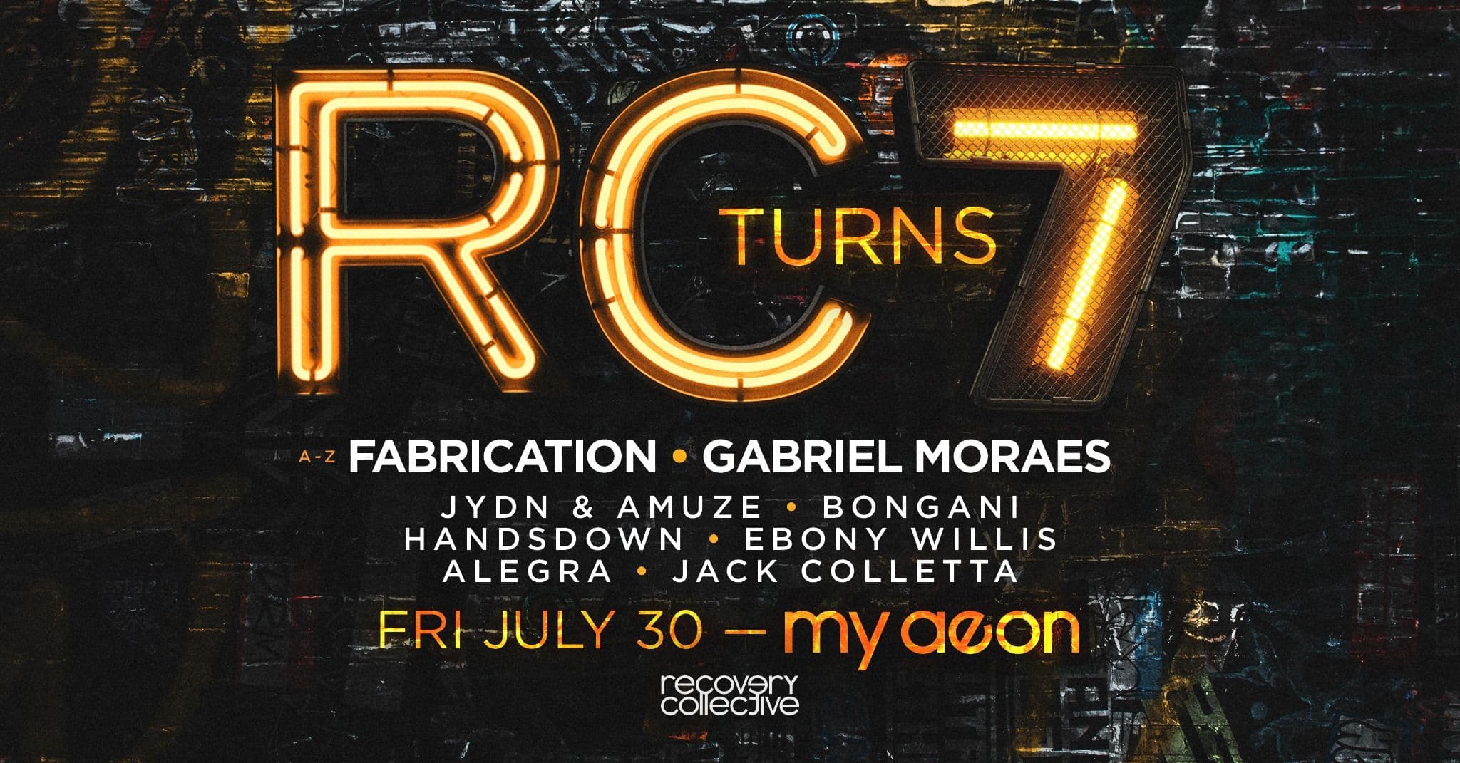 Poster for Seven Years of Recovery Collective