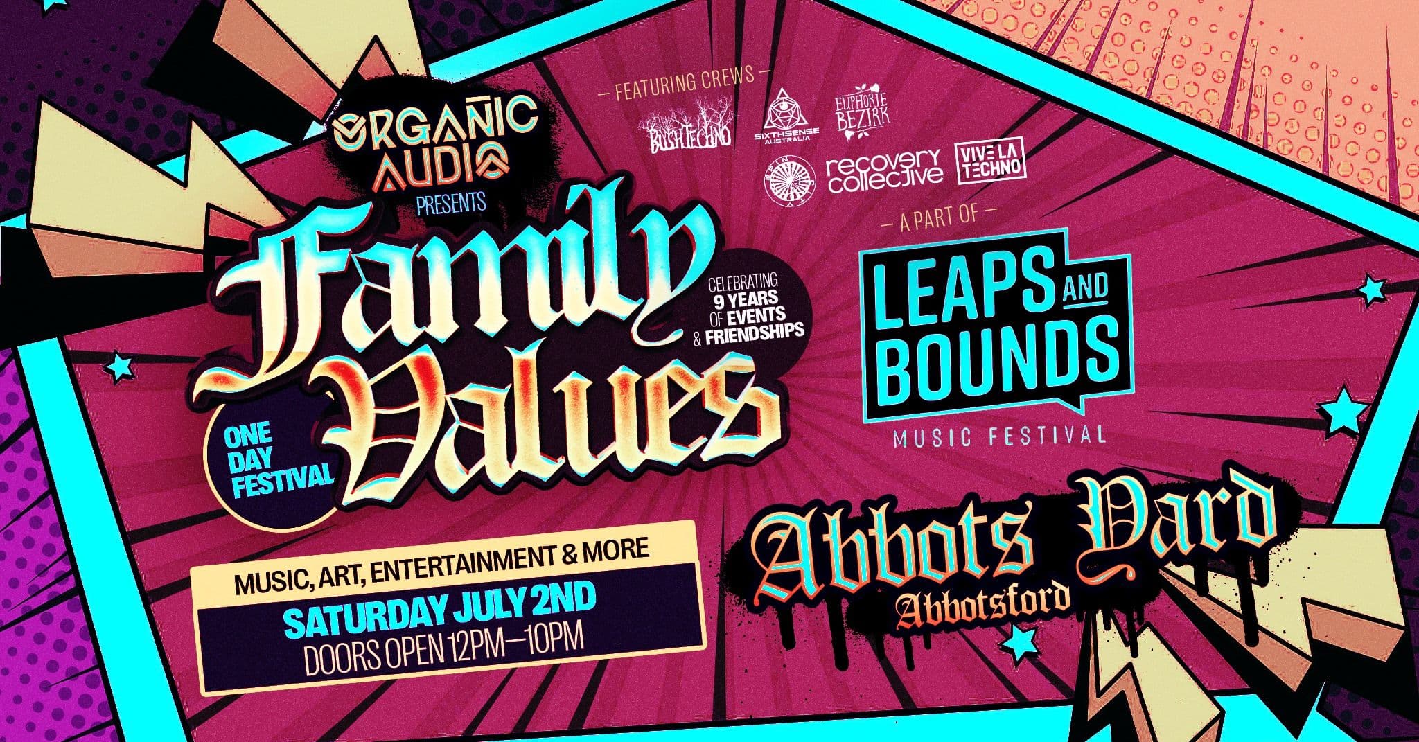 Cover for 9 Years of Organic Audio: Family Values