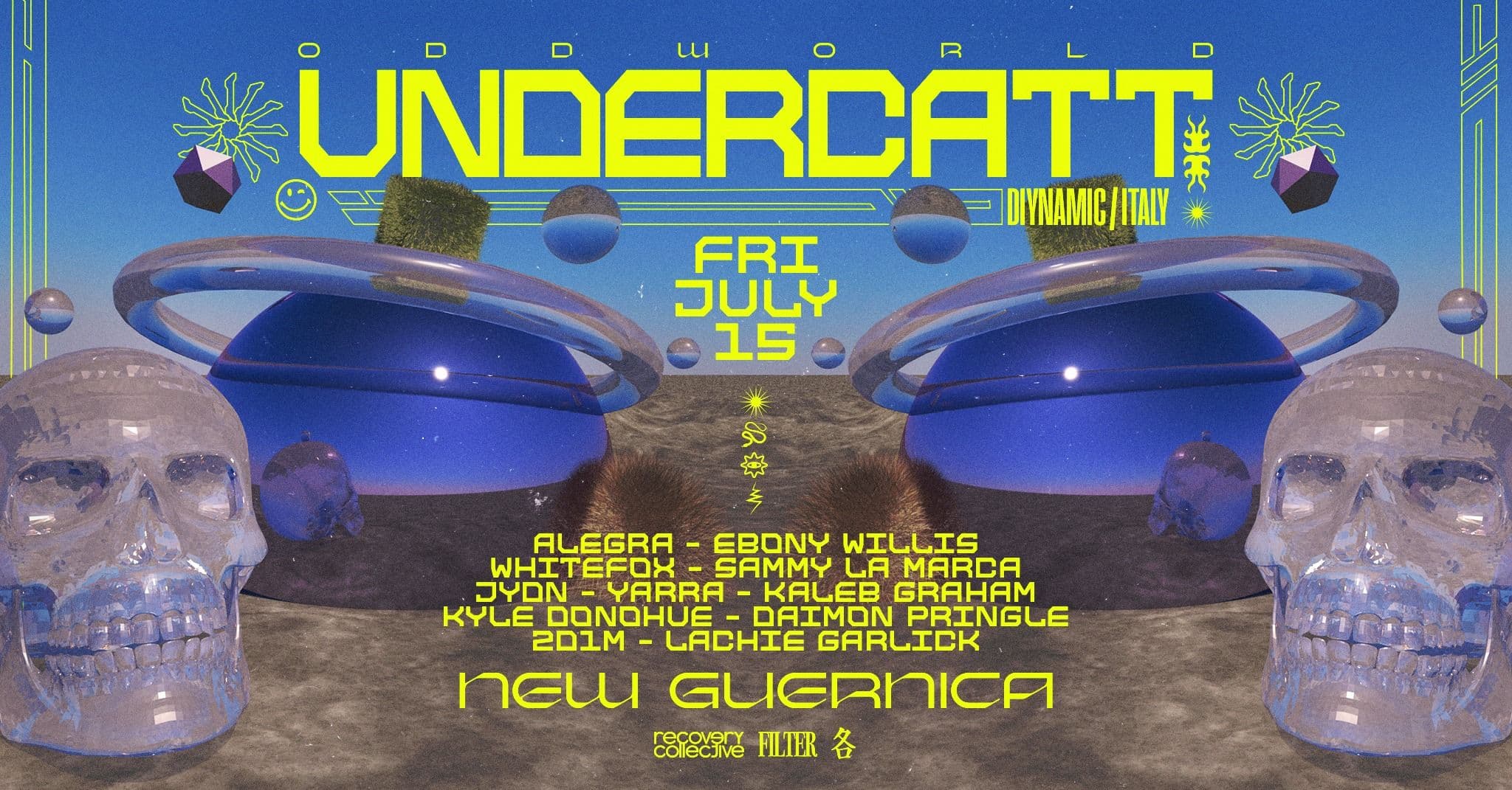 Poster for oddworld ft. UNDERCATT (Diynamic/ITA)