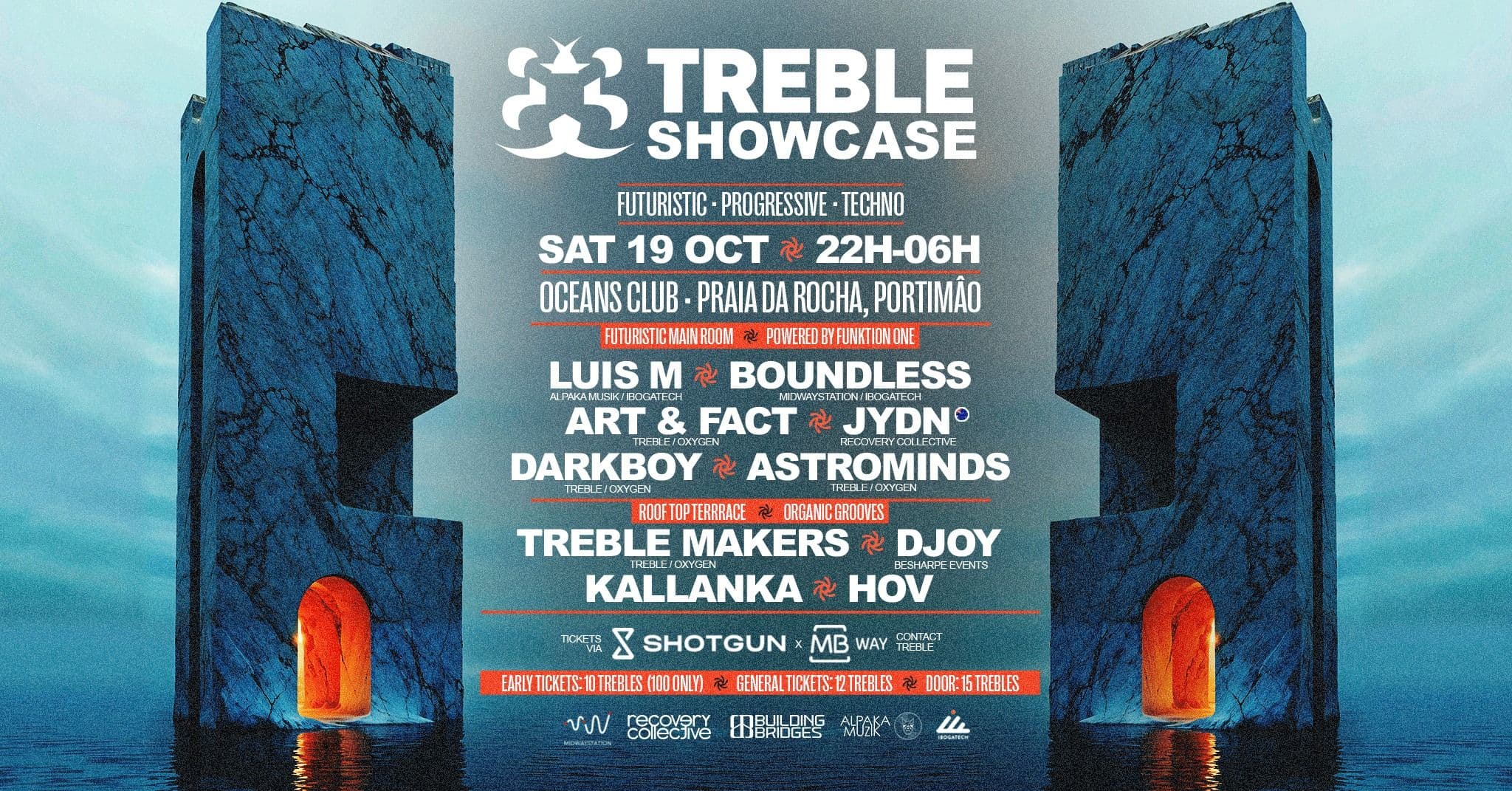 Cover for TREBLE & MIDWAYSTATION Presents : LUIS M Live BOUNDLESS Live