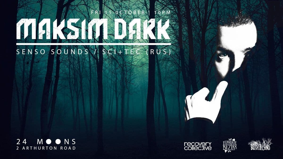 Cover for Maksim Dark (Senso Sounds/ Sci+Tec) - Melbourne