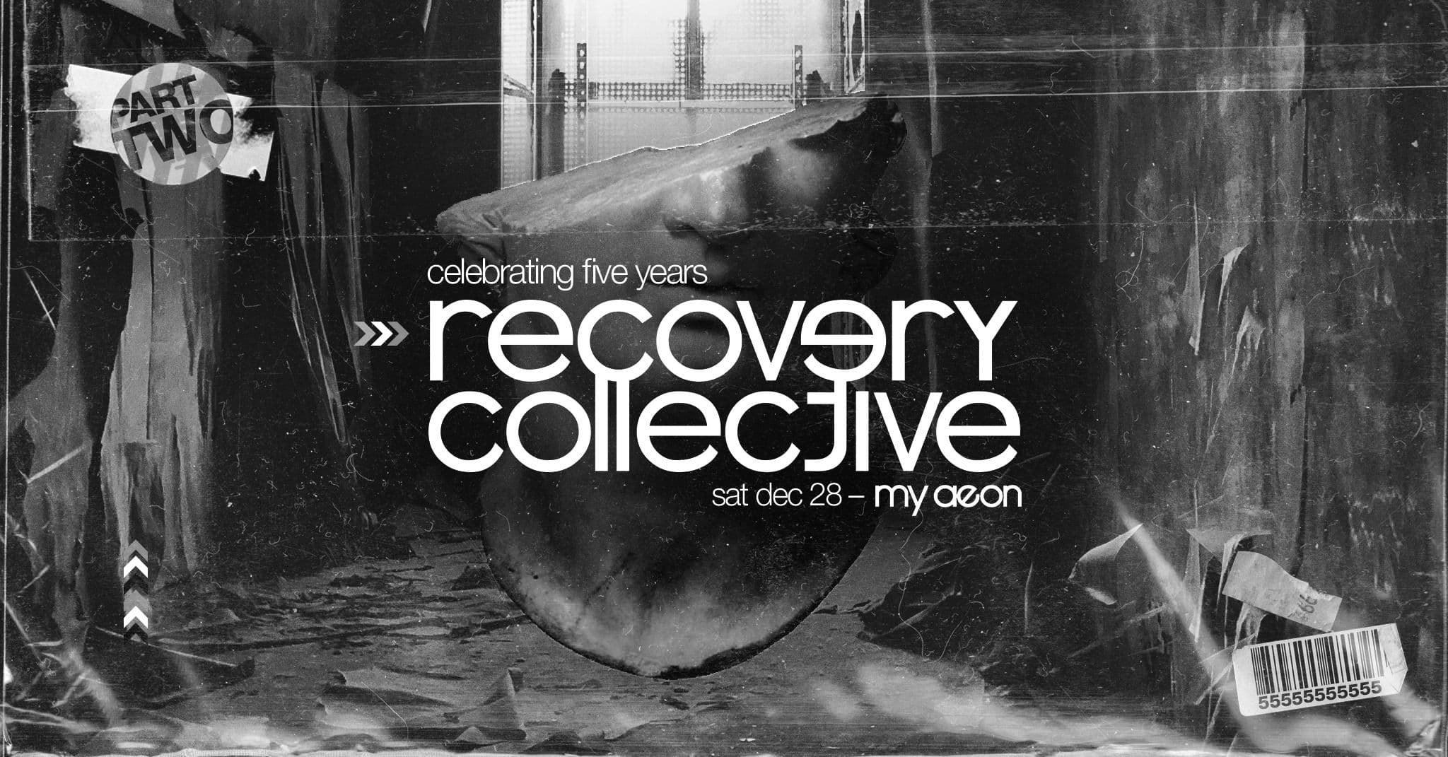 Poster for Celebrating Five Years of Recovery Collective